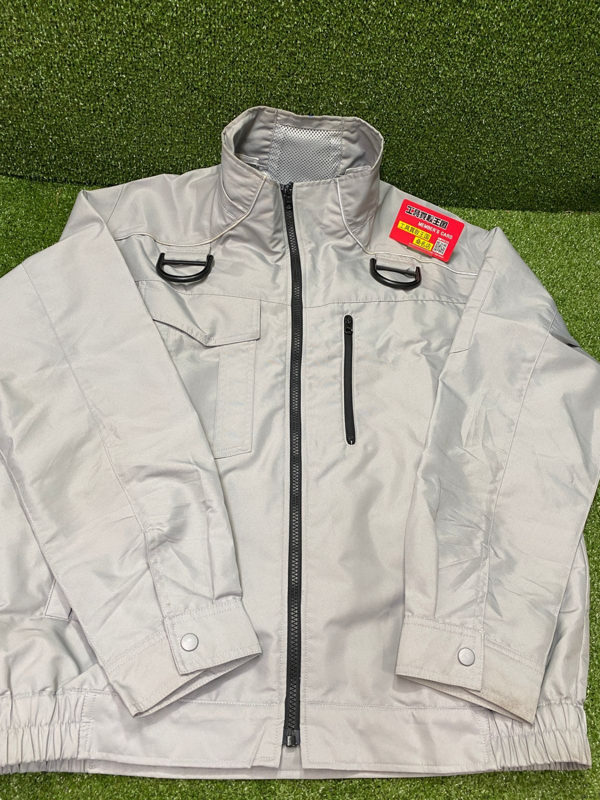 【中古品】【0902】空調服 ミズノ ジャケット(ファンなし) C2JE8180 グレー 3XL　IT974ZP9ZF1K