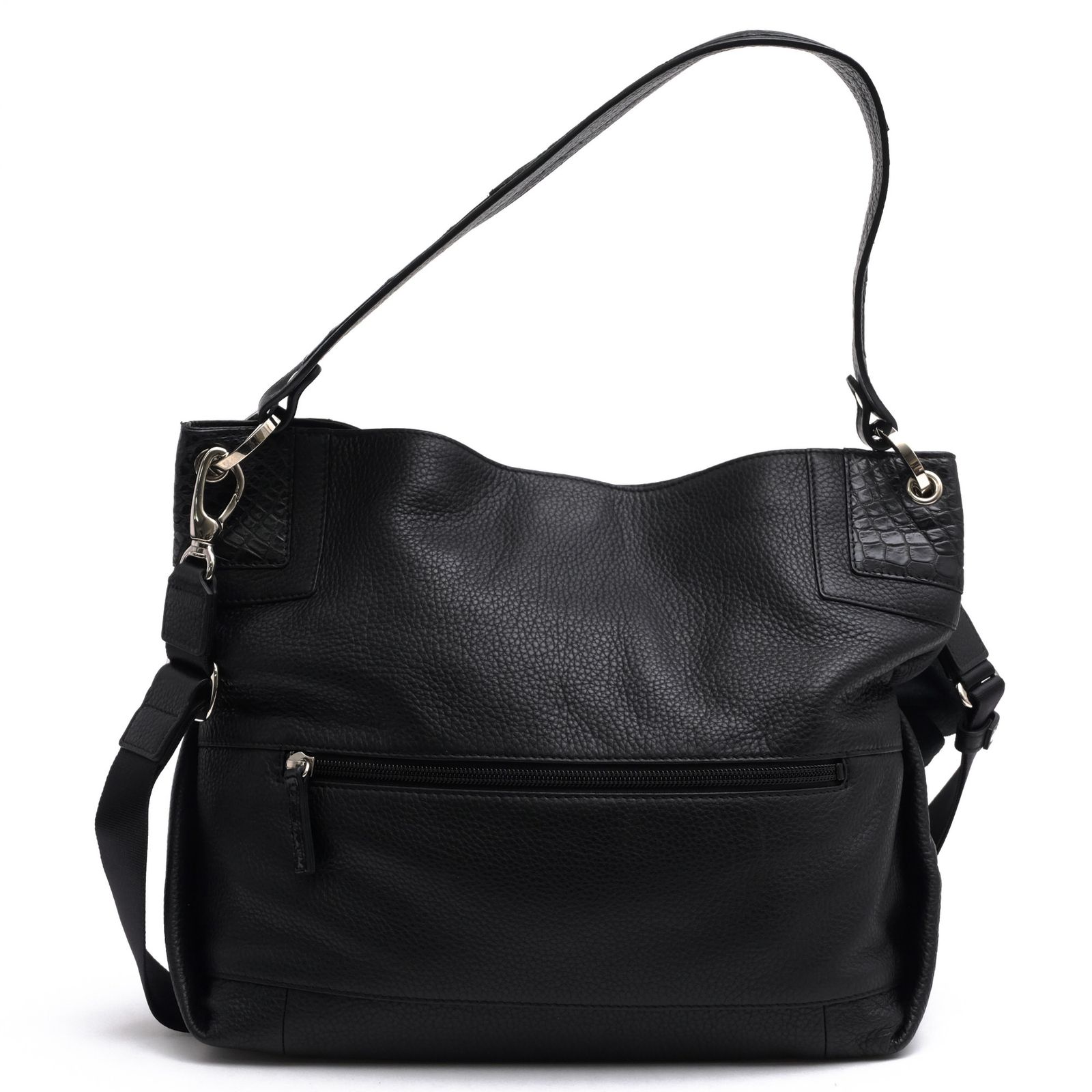 BEAUGRAND/ボーグラン　レザー　肩掛け/ハンドバッグ〈黒/BLACK/ブラック〉bag〕菅NO.YB19-8 ボーグラン／BEAUGRAND バッグ ハンドバッグ 鞄 トートバッグ