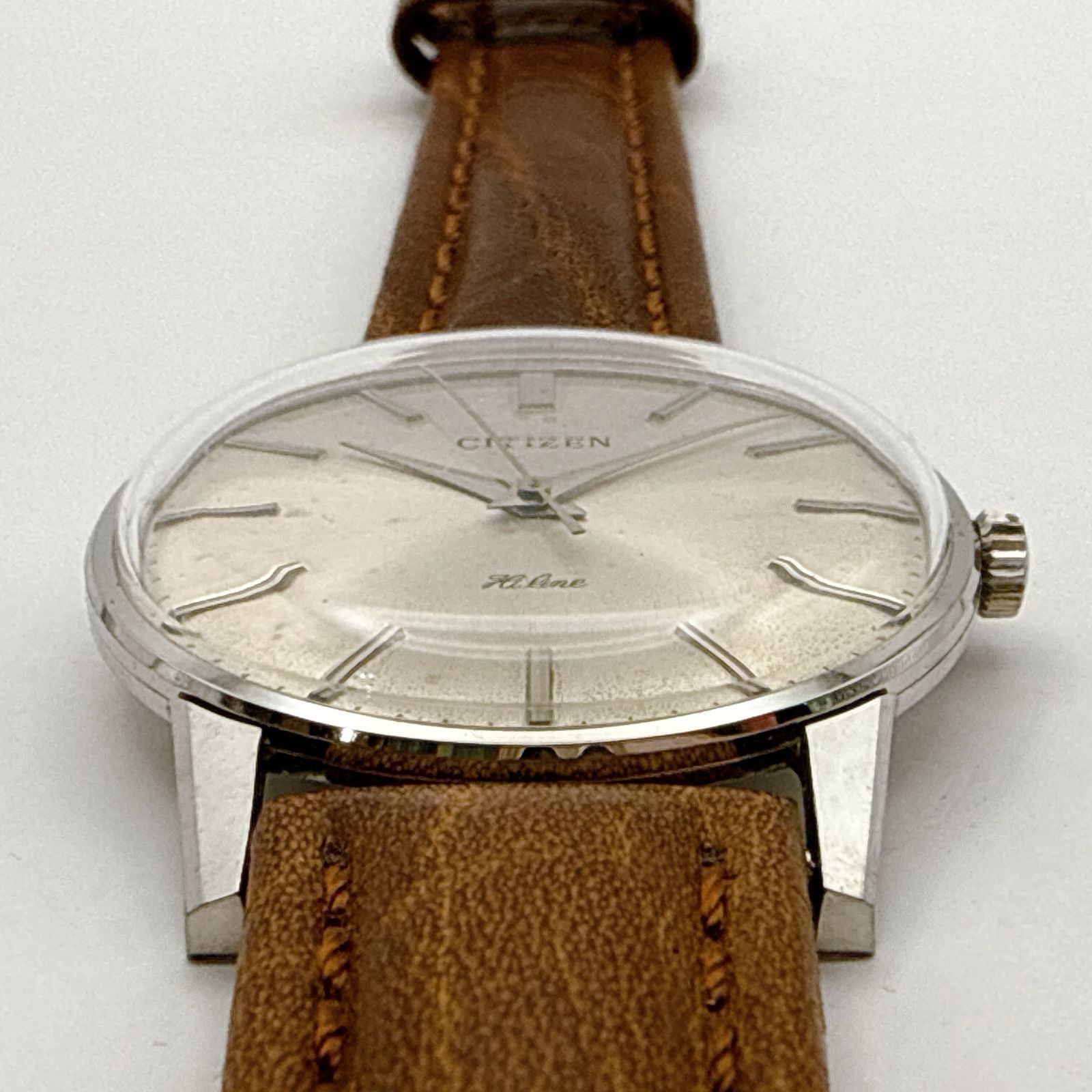 B165【稼働・1960年前半製 ヴィンテージ・新品ベルト】 CITIZEN Hi