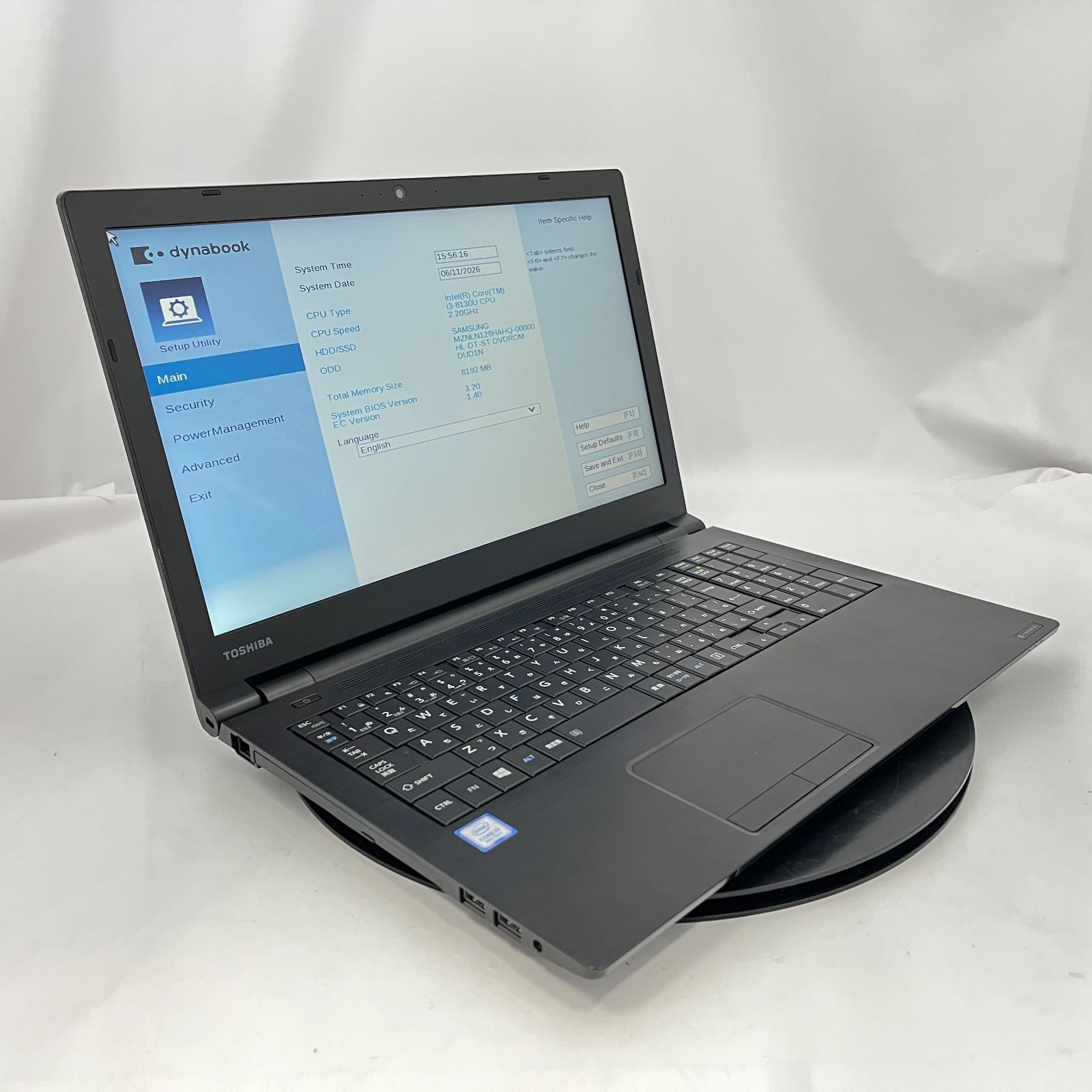 ジャンク Dynabook B65/DP i3 8GB SSD OS無し - メルカリ