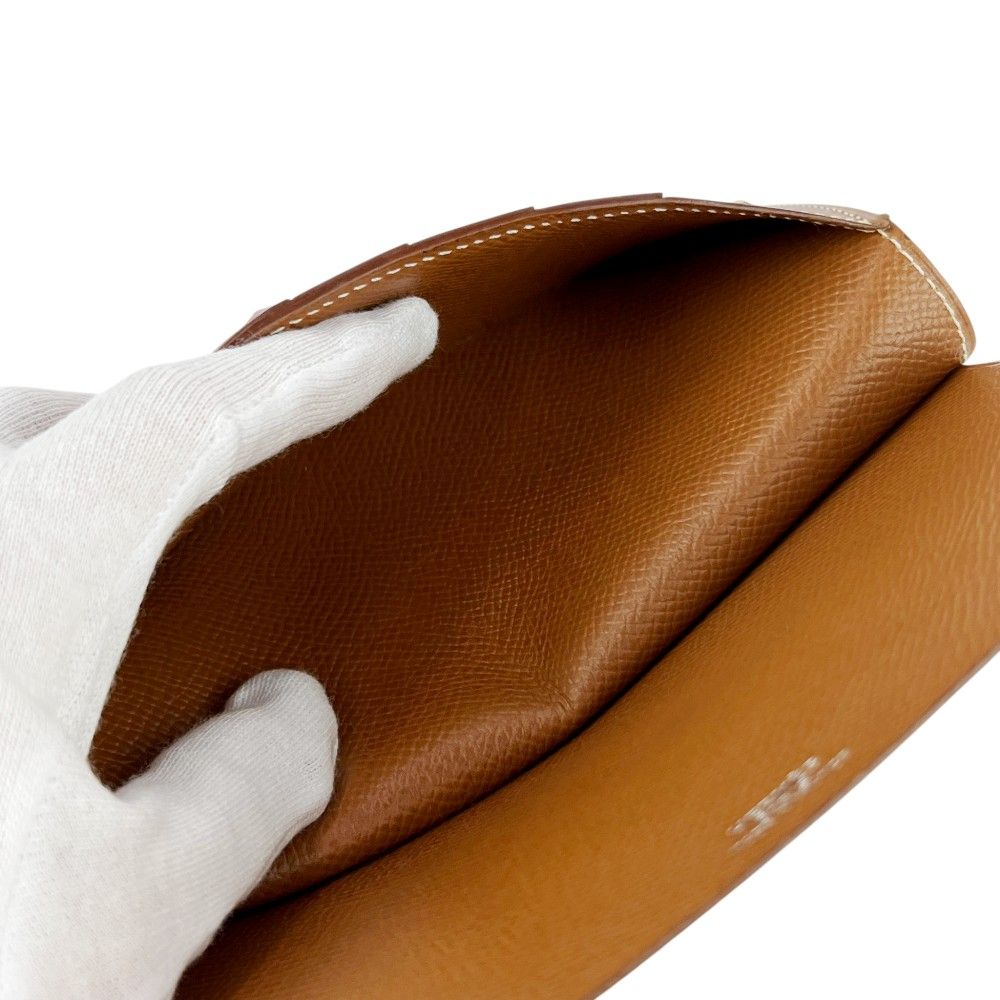 エルメス □中古□ 長財布 札入れ ウォレット クシュベル ゴールド