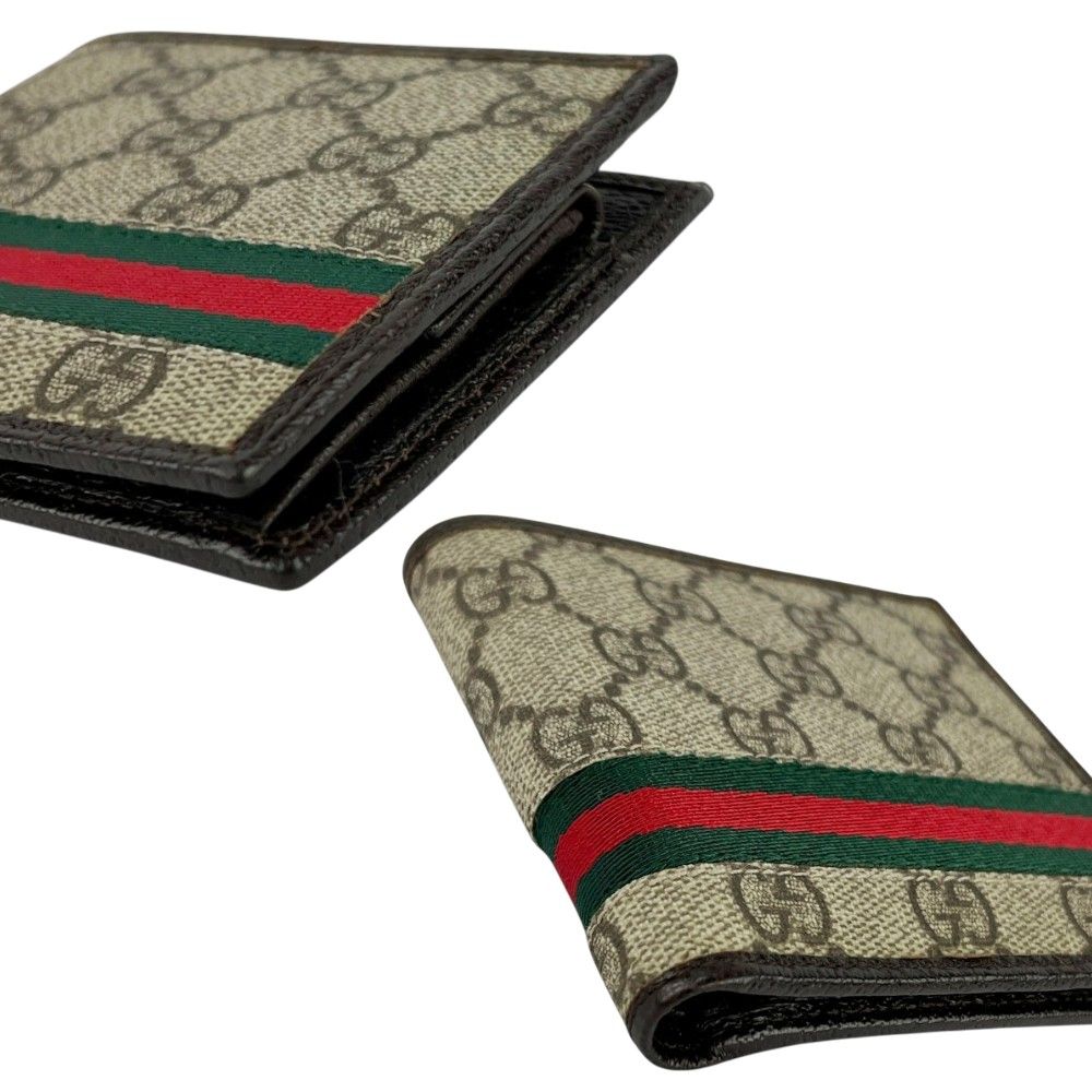 グッチ □中古□ シェリーライン 二つ折り 財布 ウォレット GG