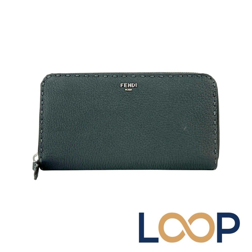 フェンディ □美品□ セレリア ラウンドシップ 長 財布 ウォレット