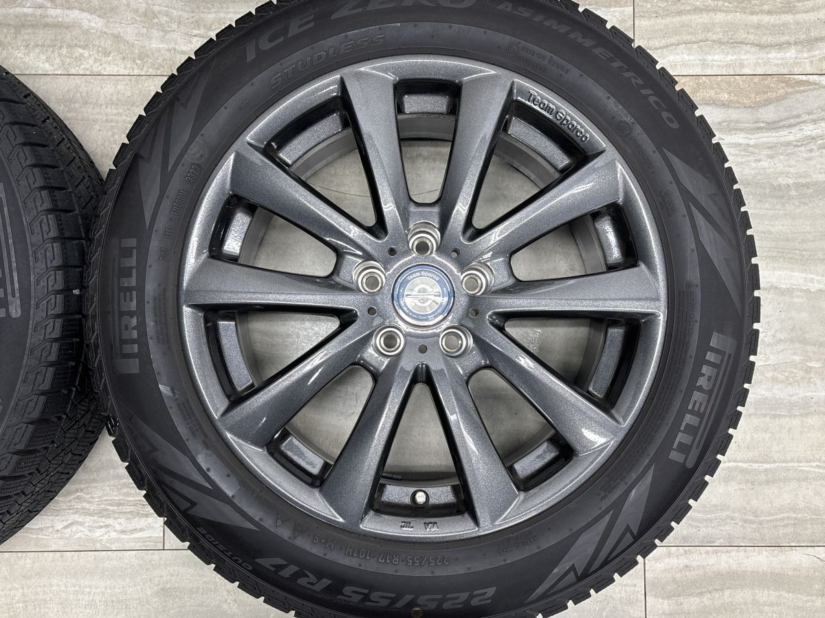 美品】チームスパルコ 17in 7.5J +25 PCD112 アイスゼロアシンメトリコ 