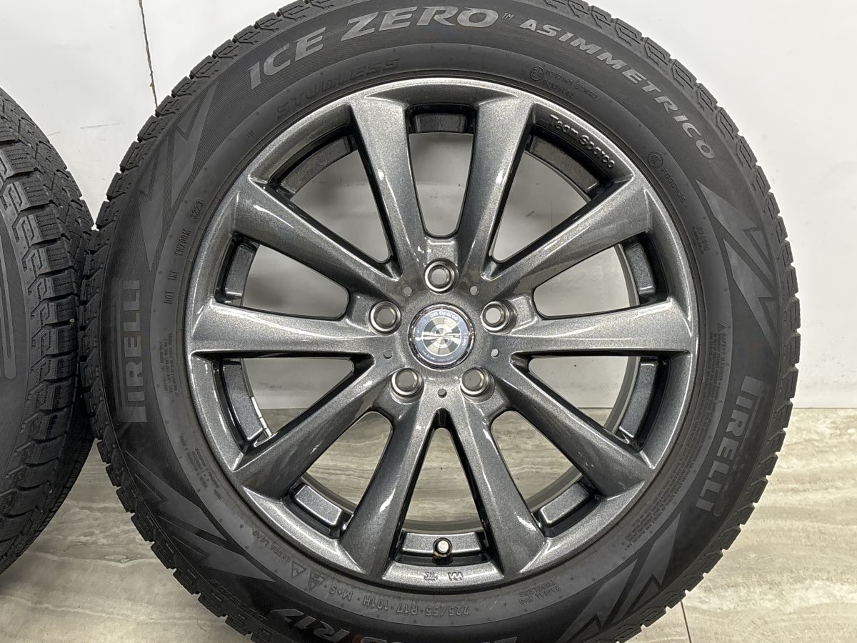 美品】チームスパルコ 17in 7.5J +25 PCD112 アイスゼロアシンメトリコ 