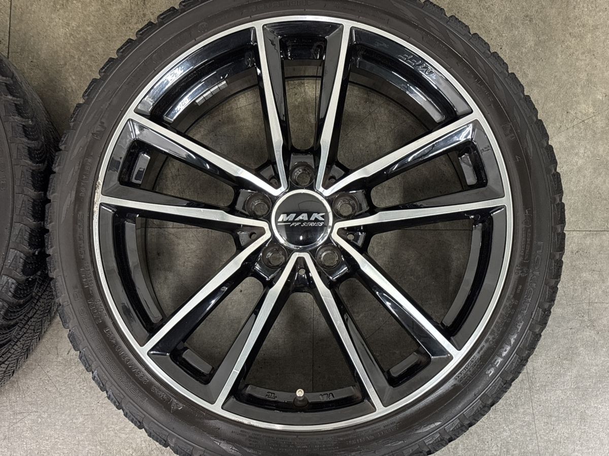 ホイールのみ販売可】MAK 18in 7.5J +52 PCD112 ノキアン 