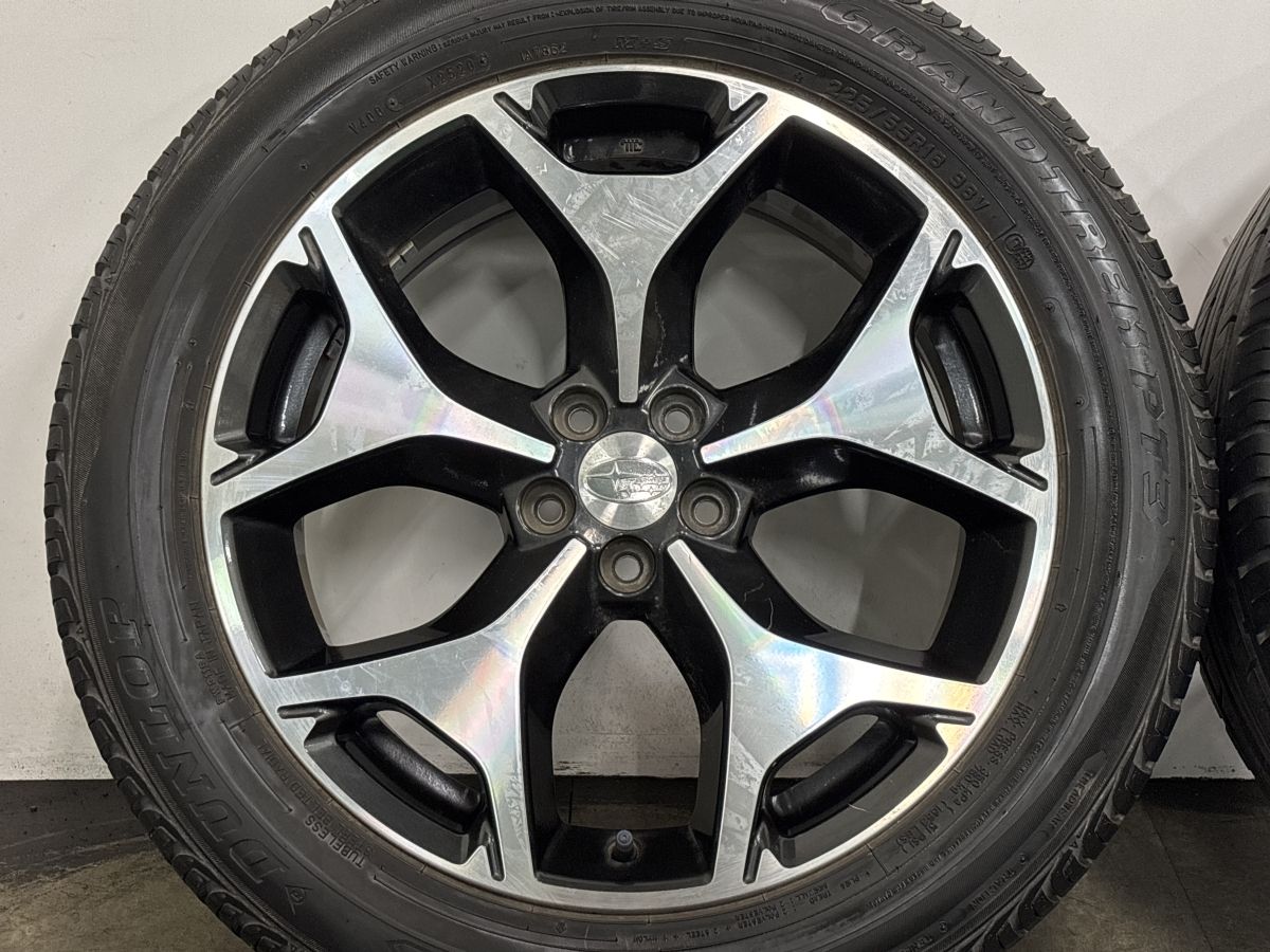 良好品】スバル SJ フォレスター 純正 18in 7J +48 PCD100 ENKEI製