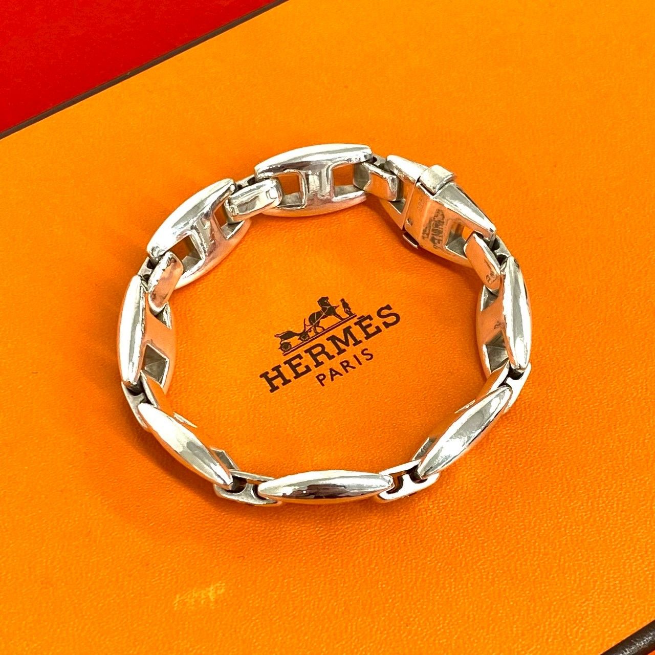 極 美品 HERMES エルメス ヴィンテージ カシオペア ブレスレット