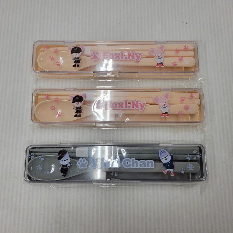 トェッキ　skzoo ポーチまとめ売り 未使用品】 SKZOO ミニボックス カトラリーセット スクエアポーチ