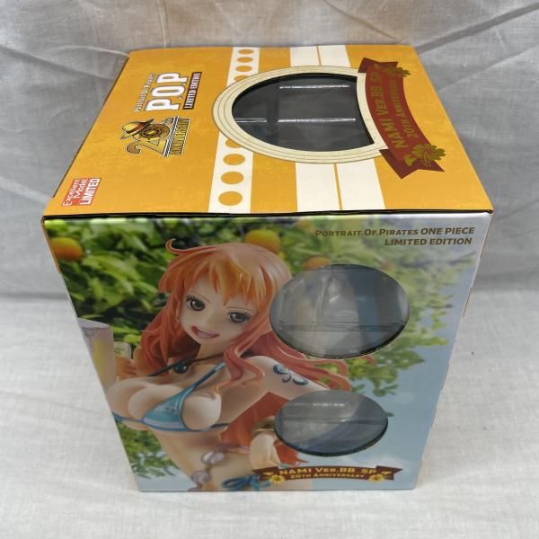 新品 P.O.P ナミBB_SP＆ハンコックBB_EX 20周年限定2体セット 中古】未開・箱日焼け)P.O.P LIMITED EDITION ナミ Ver.BB_SP 20th