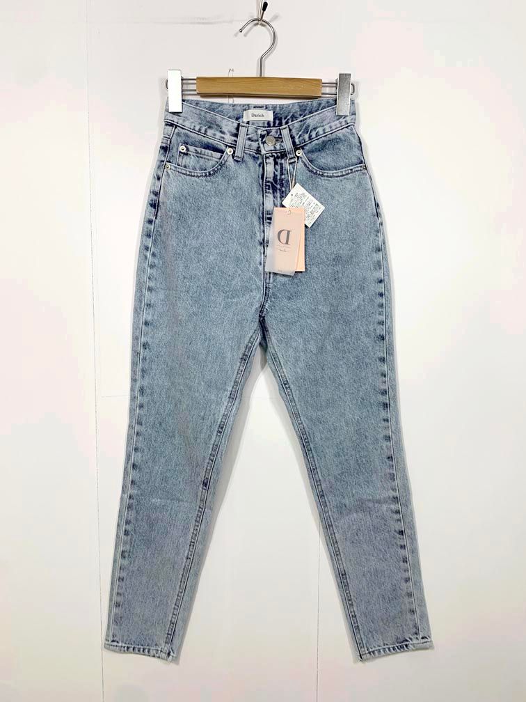 新品 Darich ダーリッチ ハイウエストスキニー デニムパンツ sizeS/水色 ■■◎レディース