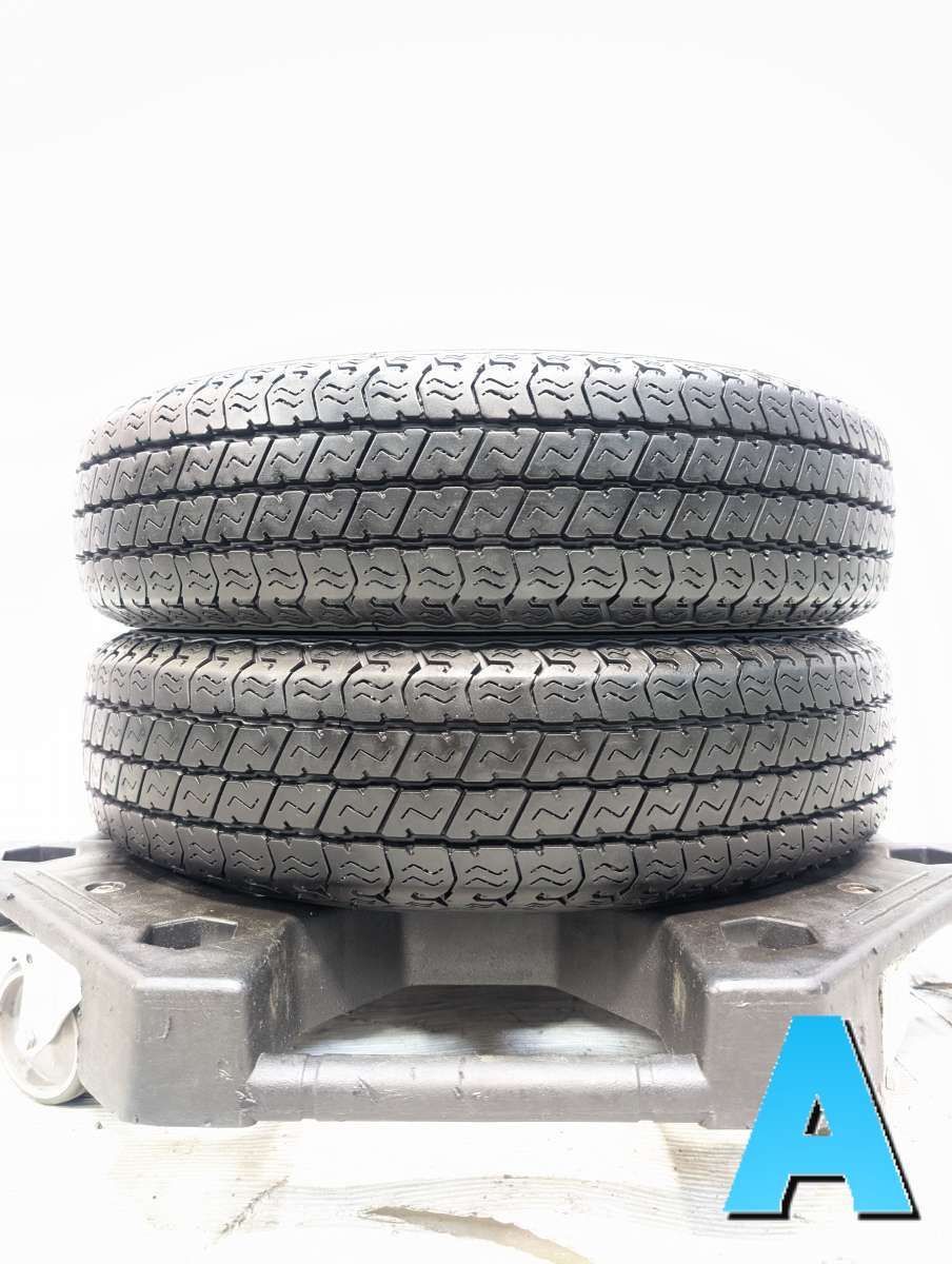 145/80R12 80/78 ヨコハマ スーパーバン 356 中古タイヤ サマータイヤ 2本セット s12260603048