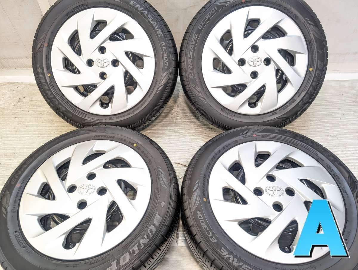 185/60R15 ダンロップ エナセーブ EC300+ トヨタ純正 G4 15x5.5 45 100-4穴 中古タイヤ サマータイヤ ホイールセット 4本セット s15260529040