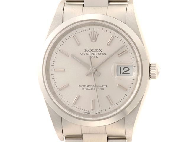 ROLEX　ロレックス　パーペチュアル デイト　15200　自動巻き　男女兼用　SS　2148104089748【中古】【430】