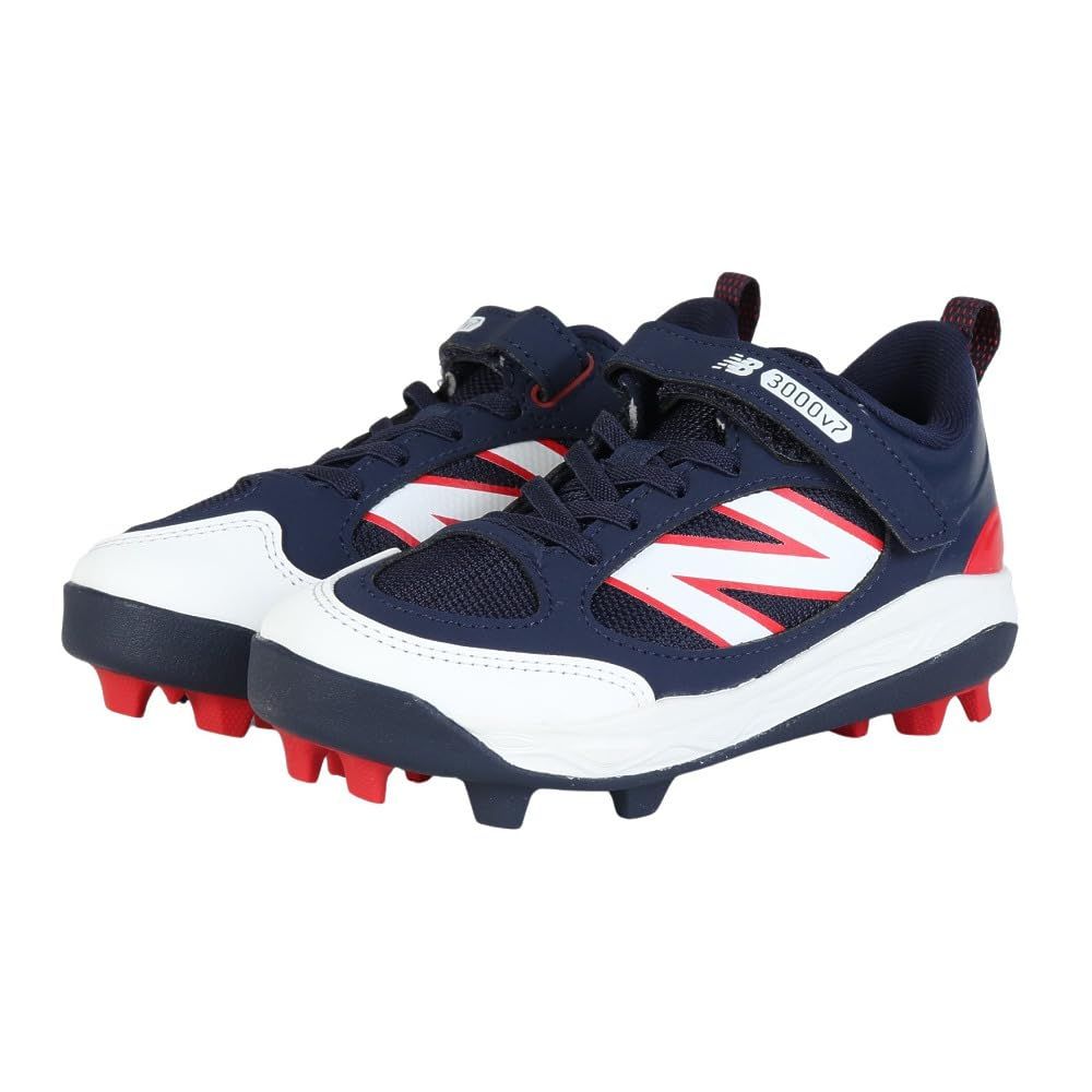 ニューバランス（new balance） 【2025年モデル】野球スパイク ジュニア ポイント 3000 v7 Cleats JA3000H7 W（ネイビー/２２．０/Jr）