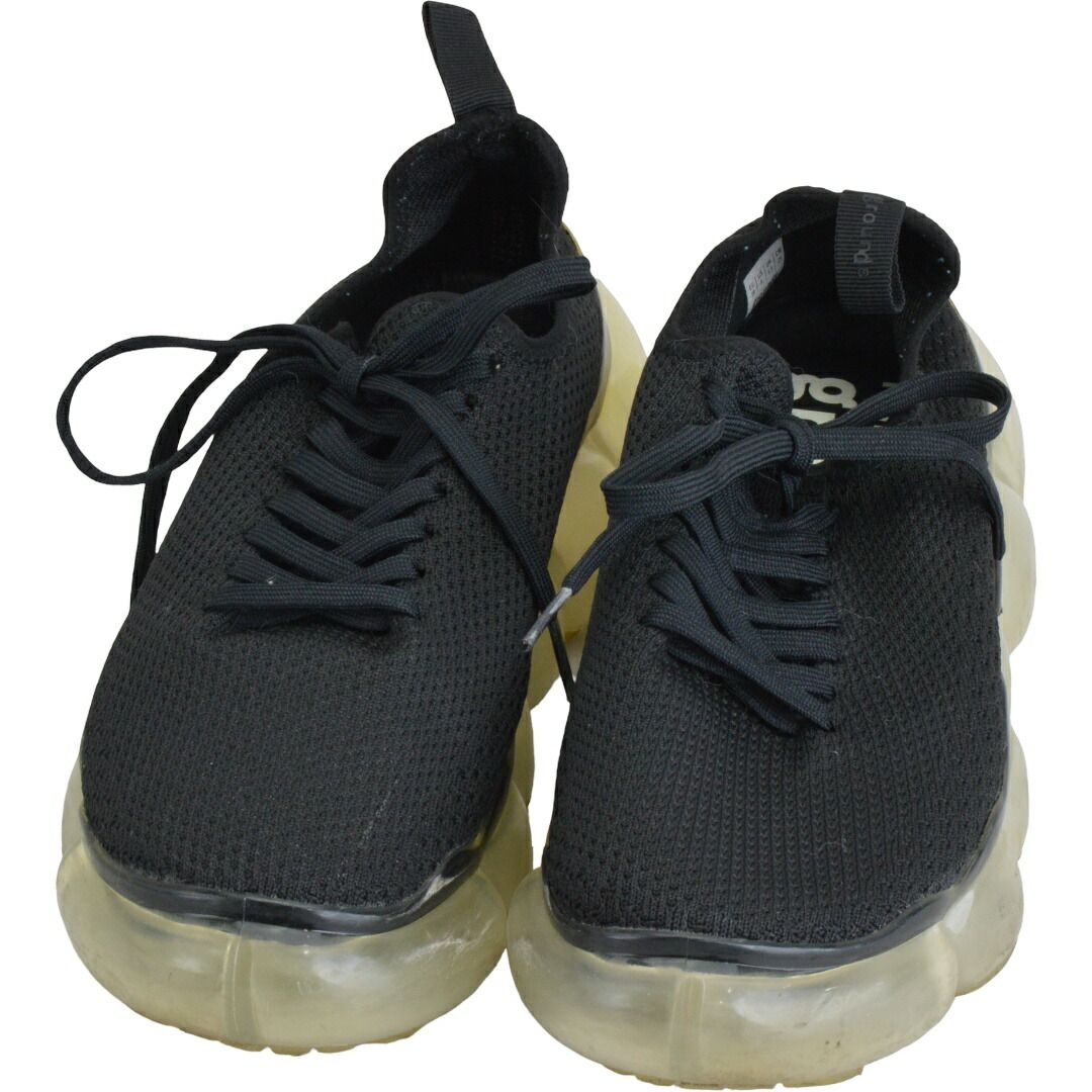 ミキオサカベ MIKIO SAKABE grounds スニーカー 25.0cm ブラック レディース F-LSHOE5197