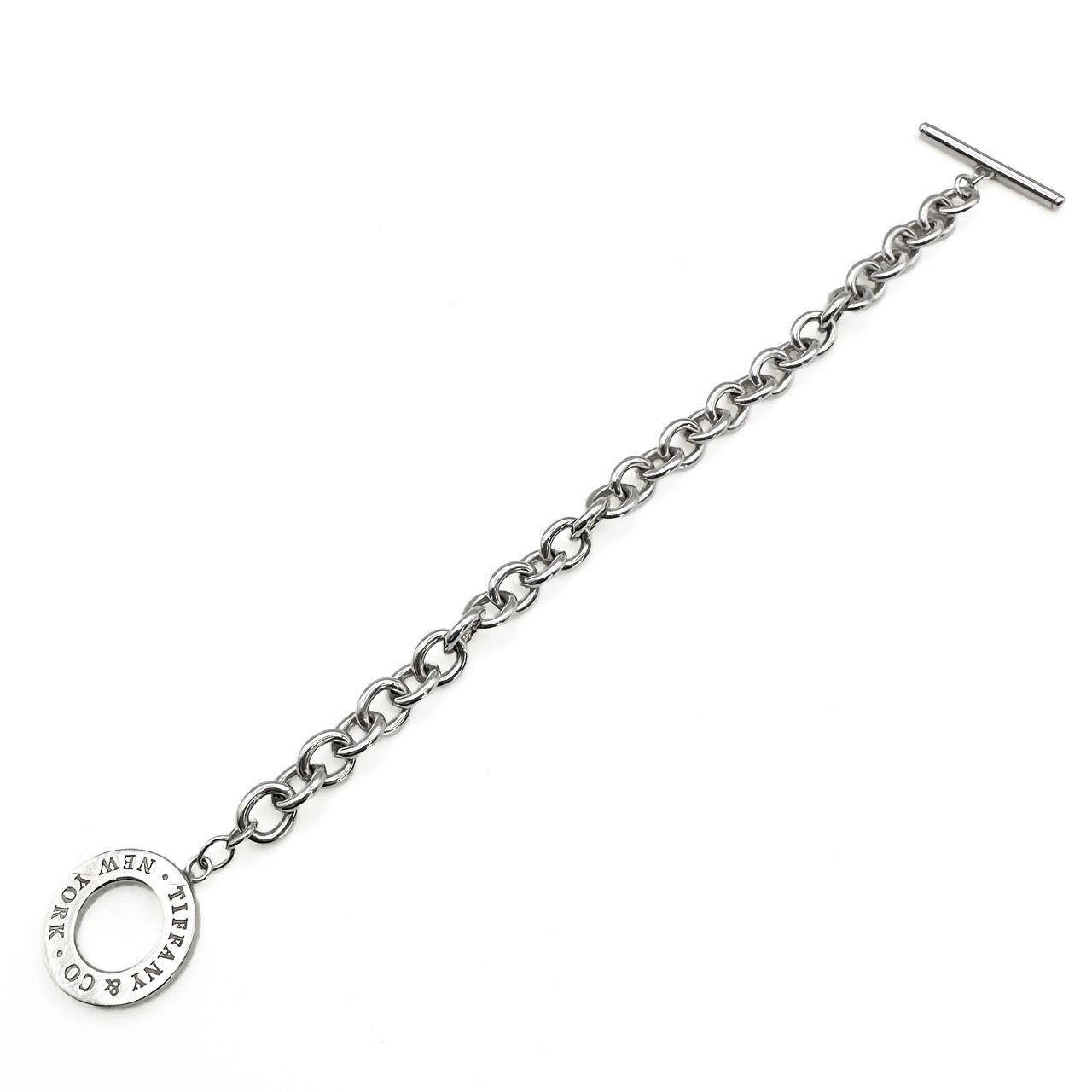 返品OK】TIFFANY&Co. ティファニー トグル シルバー ブレスレット