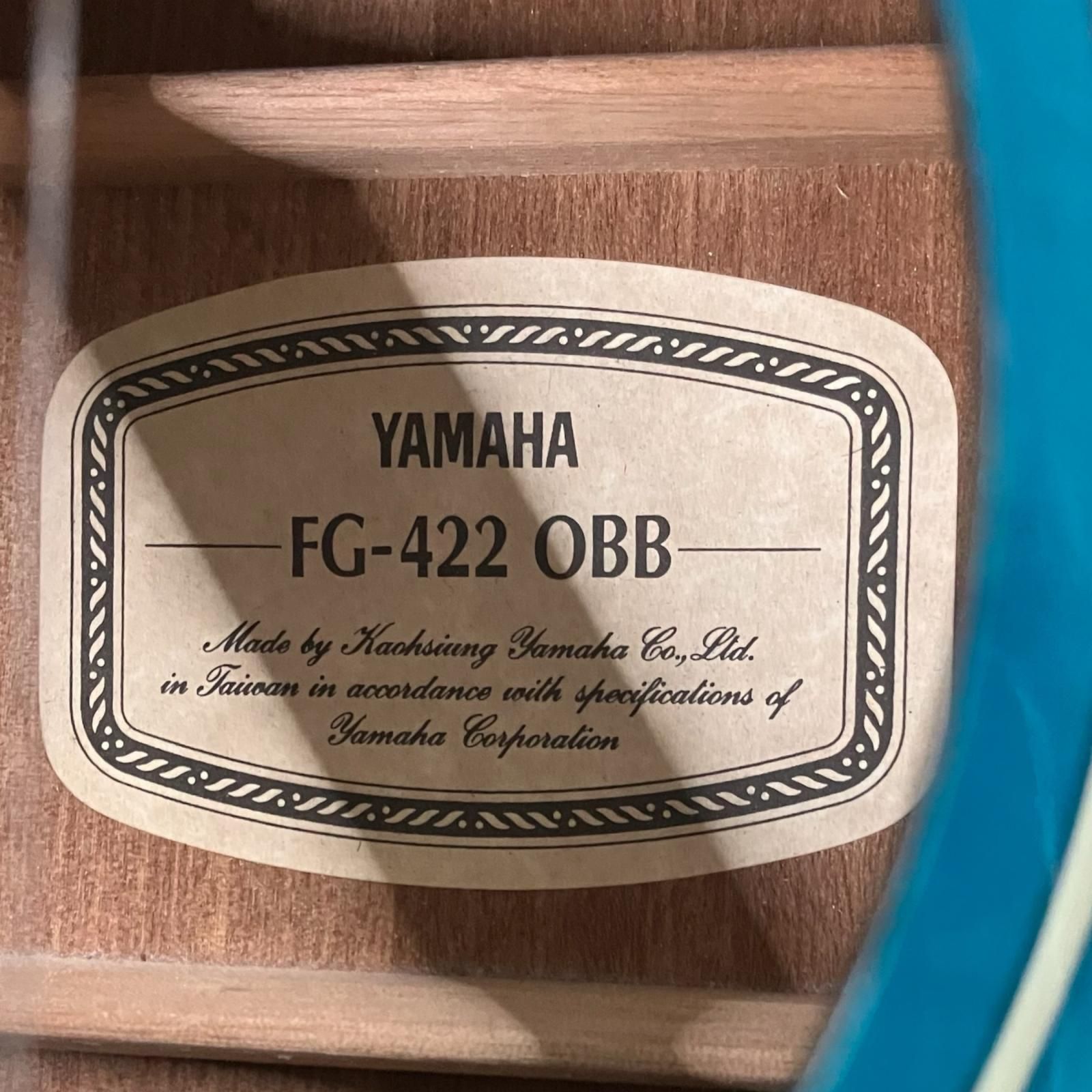199990 現状品 YAMAHA ヤマハ アコースティックギター FG-422 OBB