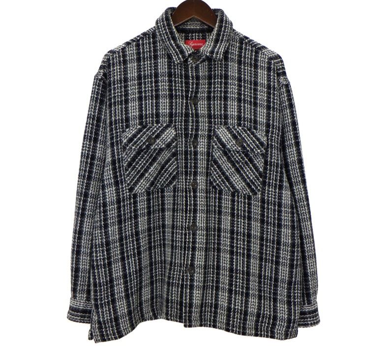 22AW Supreme ネルシャツ 黒白 シュプリーム Supreme 22AW 【 Heavy Flannel Shirt 】 ヘビー