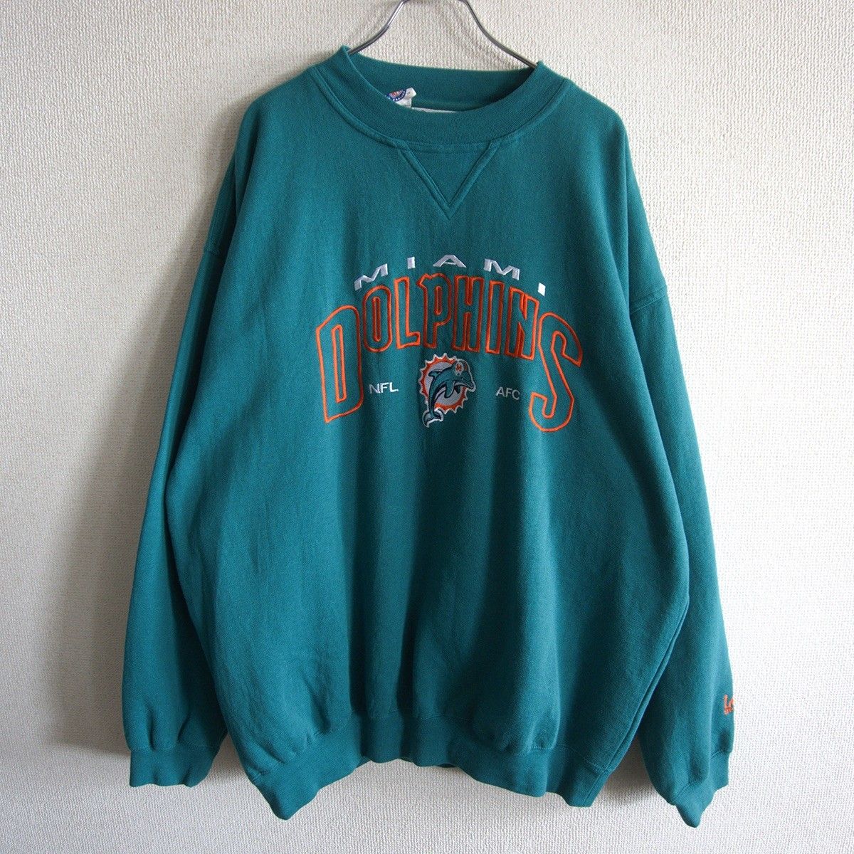 90S】Lee SPORT【NFL Miami Dolphins スウェット】 XL ドルフィンズ