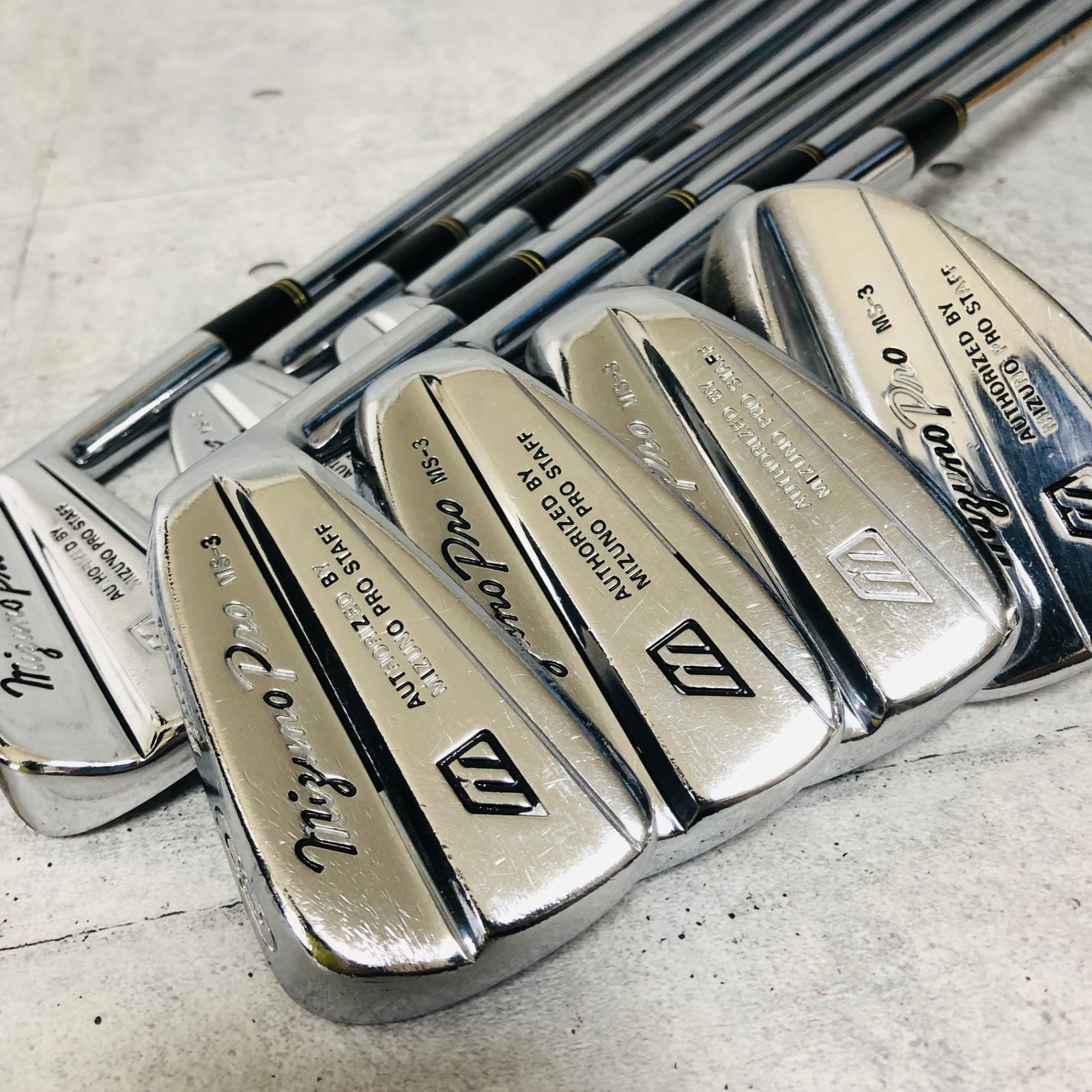 保証付】Mizuno Pro ミズノプロ MS-3 マッスルバック MB 9本 アイアン