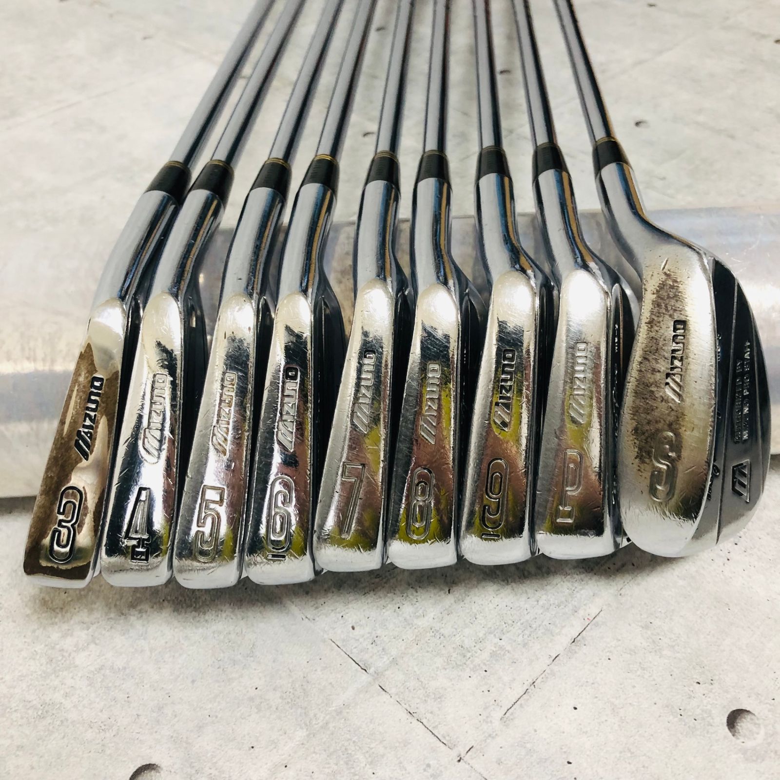 保証付】Mizuno Pro ミズノプロ MS-3 マッスルバック MB 9本 アイアン