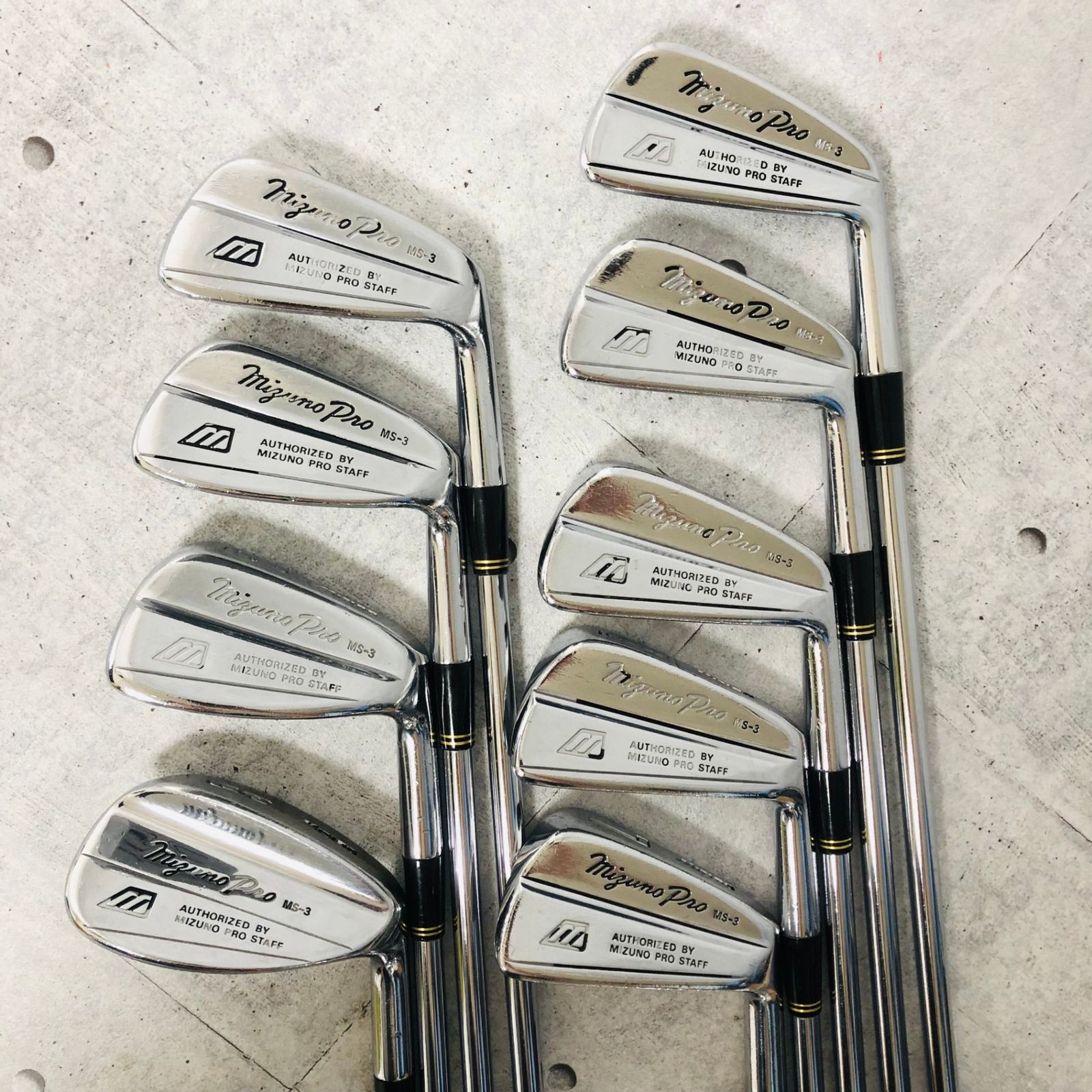 保証付】Mizuno Pro ミズノプロ MS-3 マッスルバック MB 9本 アイアン