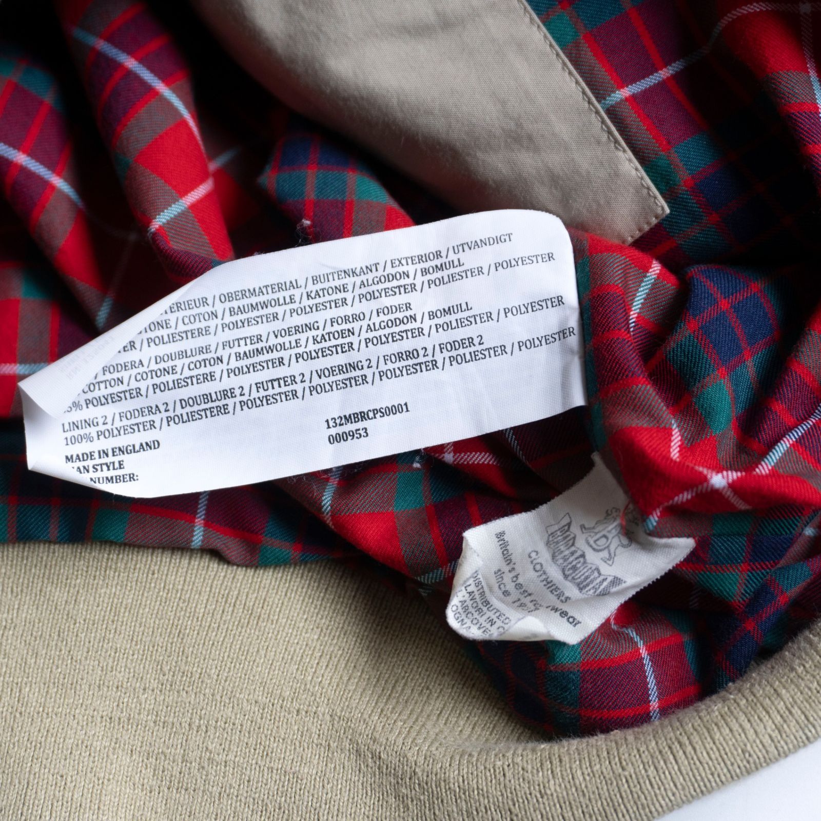 美品/ビッグサイズ】 BARACUTA 【G9 スウィングトップ ハリントン