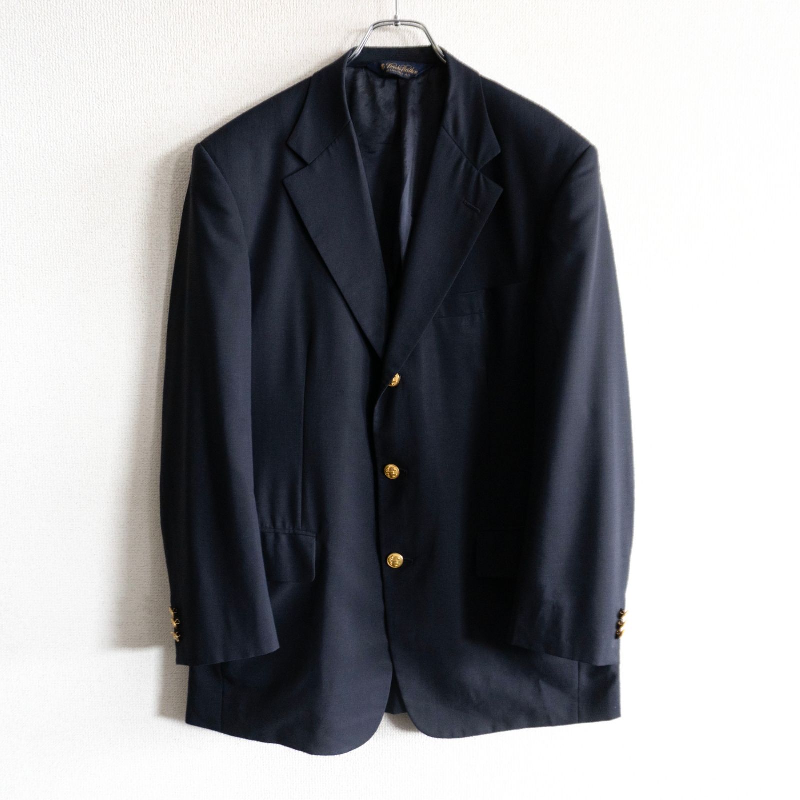 【最高級品】BROOKS BROTHERS【テーラードジャケット /紺ブレ】40R 金牡丹 ブルックスブラザーズ ブレザー 26060692 最高級品】BROOKS BROTHERS【テーラードジャケット /紺ブレ】40R 金