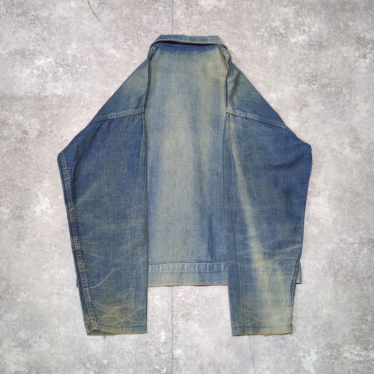博物館級⁉︎ 1930年代 ユーロワーク　ワークジャケット　カバーオール　デニム 30s Unknown 1POCKET DENIM WORK JACKET デニムジャケット ワーク