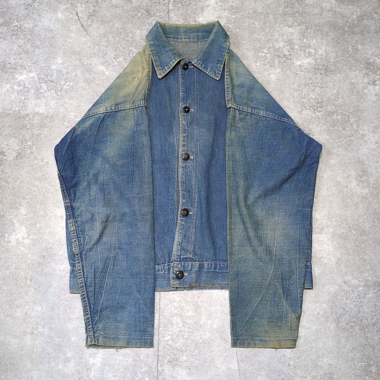 30s Unknown 1POCKET DENIM WORK JACKET デニムジャケット ワーク