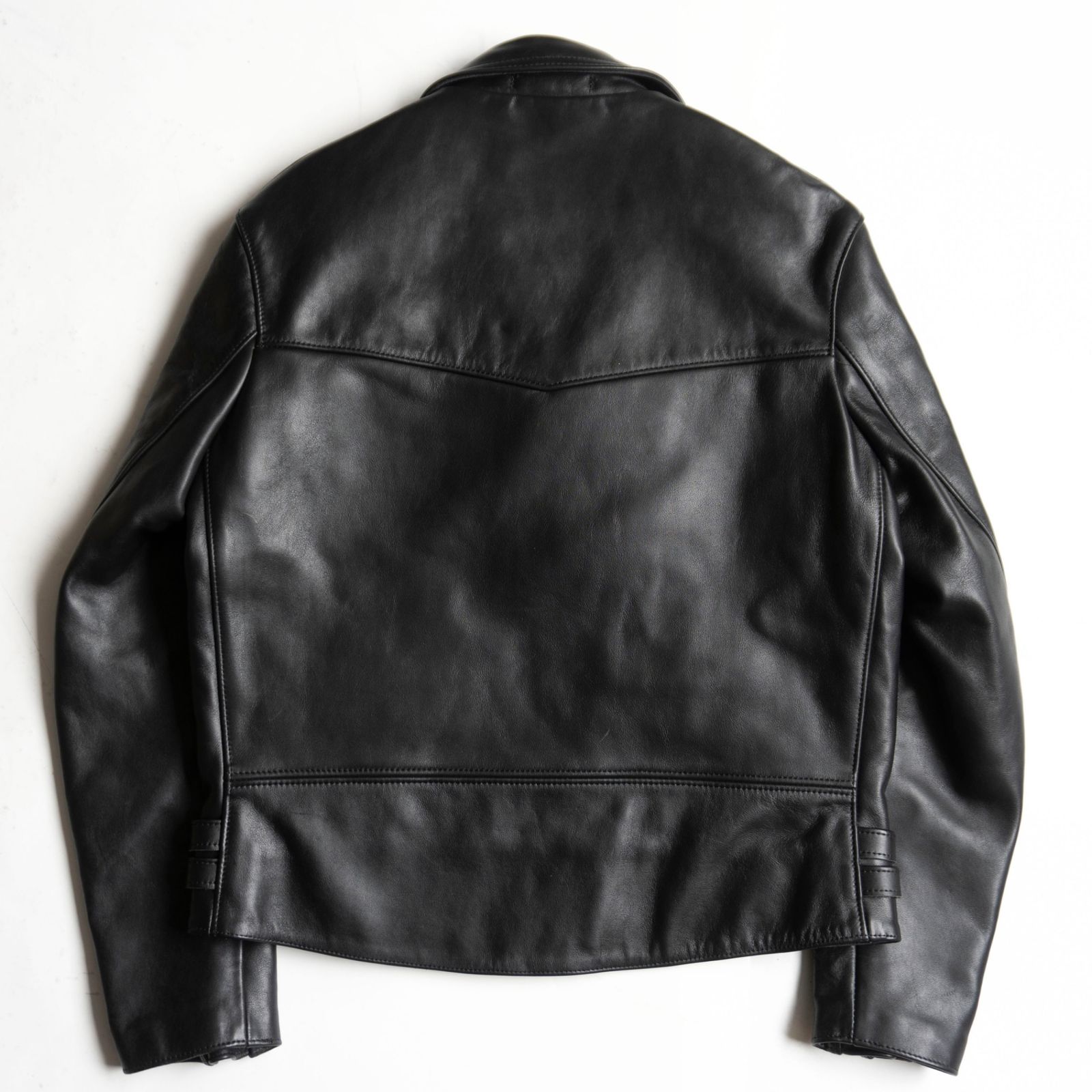 Triple six 666 ダブルライダースジャケット32 サイズ42/美品】666 triple six【ステアハイド ダブル ライダース