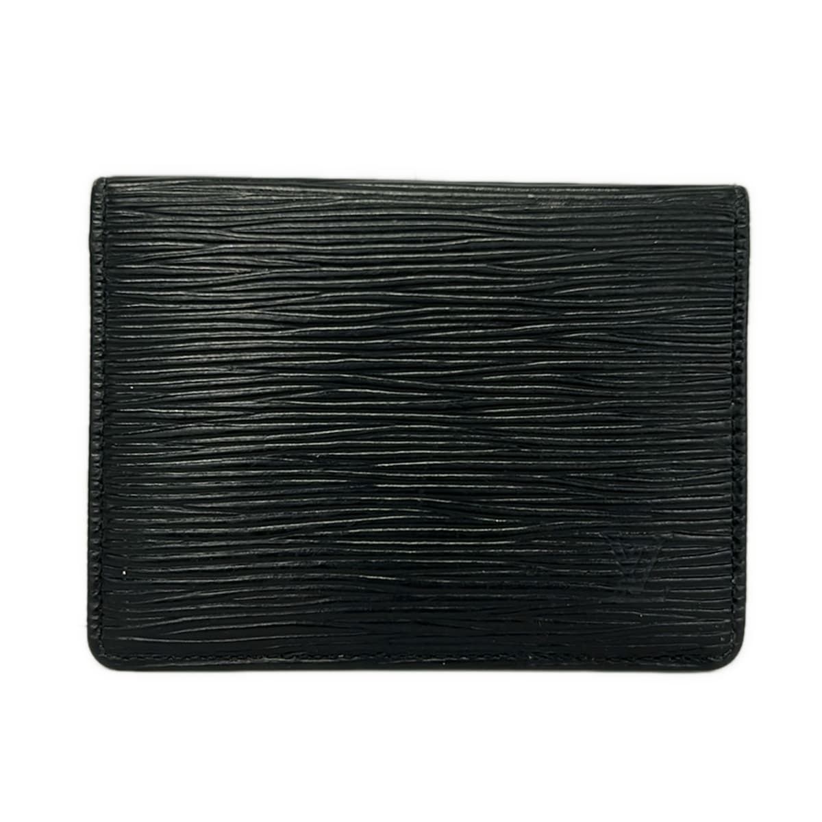LOUIS VUITTON(ルイヴィトン) パスケース エピ ポルト2カルトヴェルティカル M63202 ノワール レザー