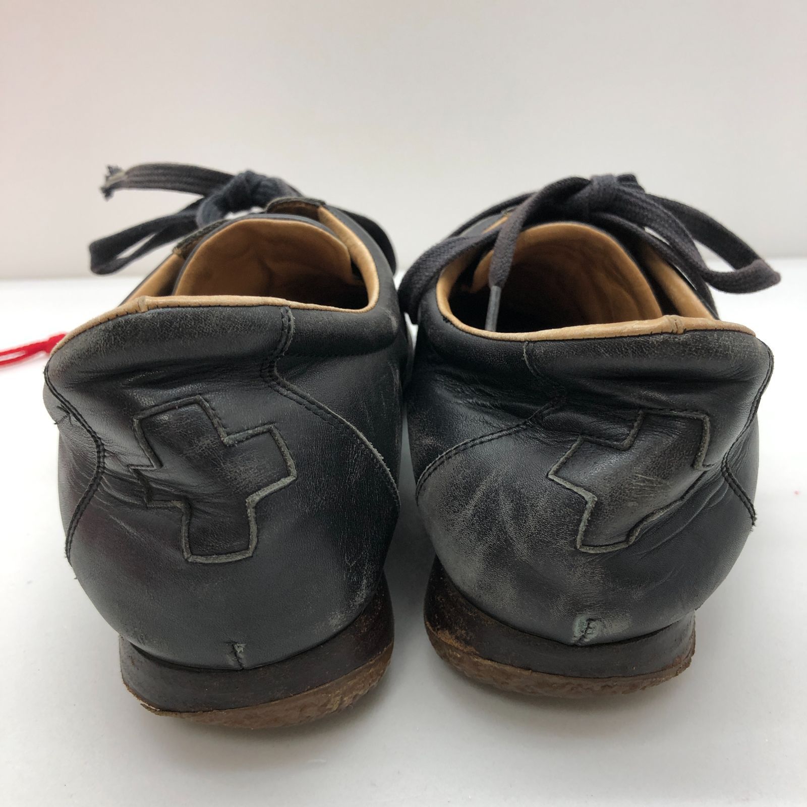 袋付き】Bally レザースニーカー Mサイズ ブラック バリー SGAW26-2033