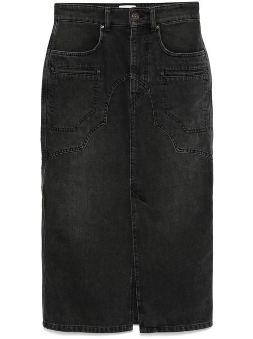 ISABEL MARANT BRITT デニム ミディスカート 送料無料