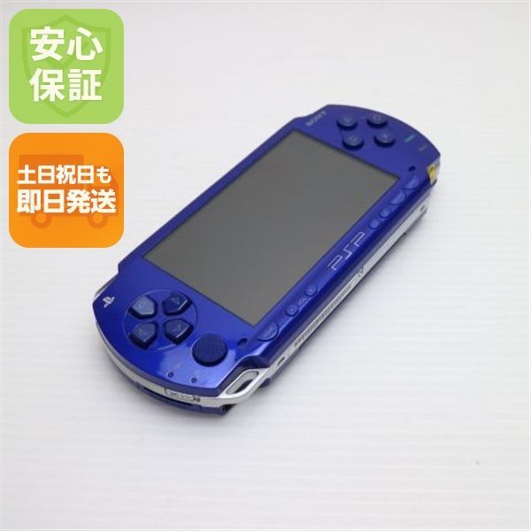 美品 PSP-1000 メタリックブルー 即日発送 game SONY PlayStation Portable 本体 土日祝発送OK 02000