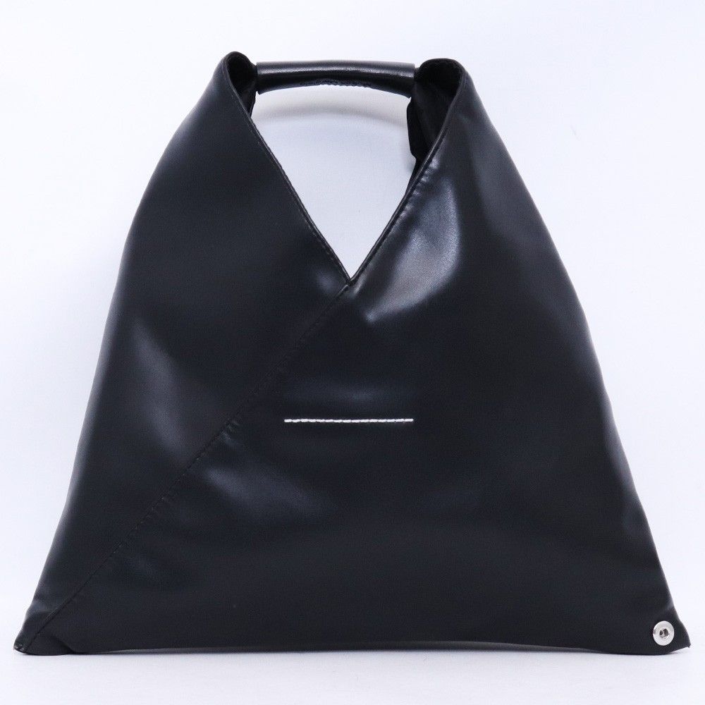 MM6 MAISON MARGIELA JAPANESE シンセティックレザー ミニバッグ ブラック SB6WD0013