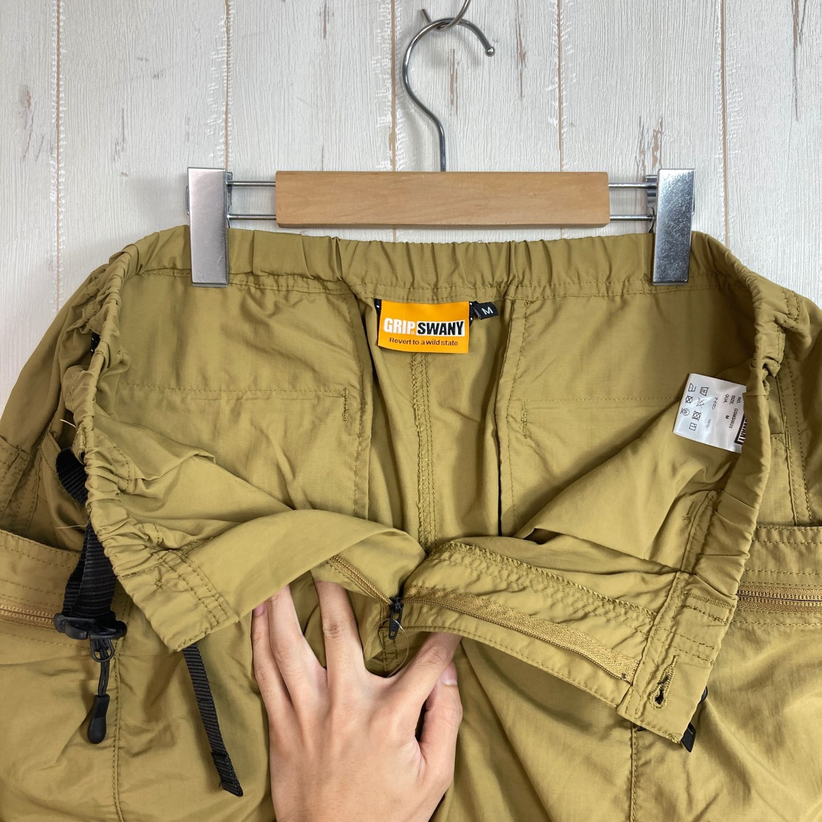 ✉️Men's M ベージュ系 Grip Swany ( グリップスワニー ) サ
