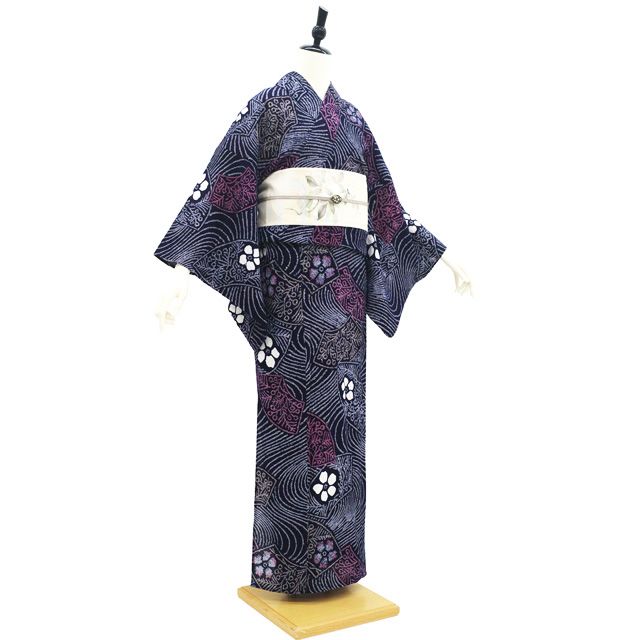 購入者ページ◆厳選◆夏物浴衣◆愛知県有松鳴海絞り木綿◆裄71丈171 中古】 有松 浴衣 本場有松鳴海絞り 夏物 リサイクル ゆかた 絞り 木綿