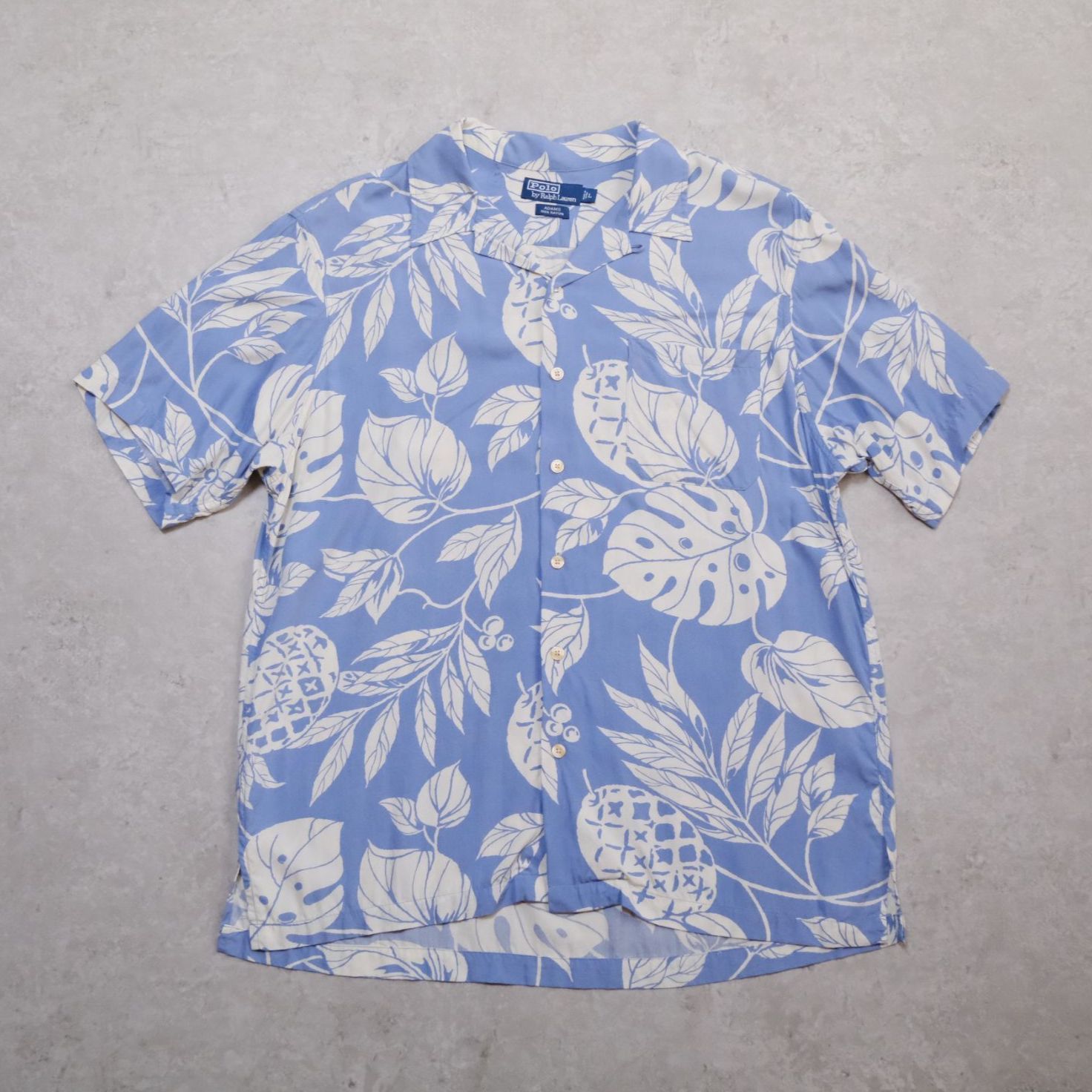 【Polo By Ralph Lauren】ADAMS 開襟シャツ／レーヨン100%