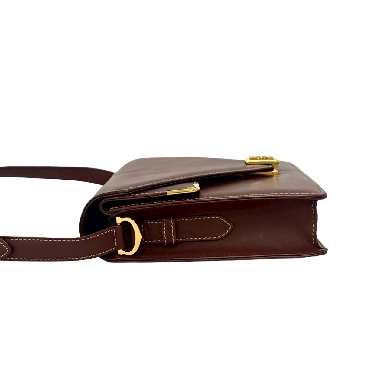 極 美品 CARTIER カルティエ ヴィンテージ マストライン ロゴ 金具