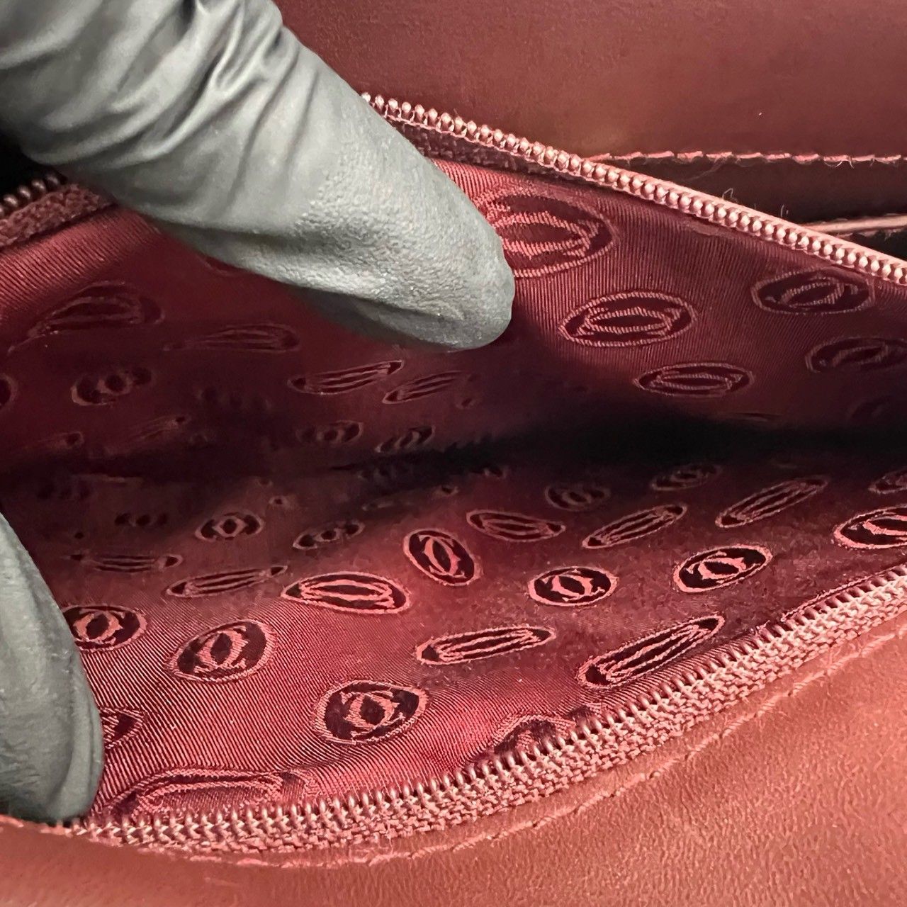 極 美品 CARTIER カルティエ ヴィンテージ マストライン ロゴ 金具