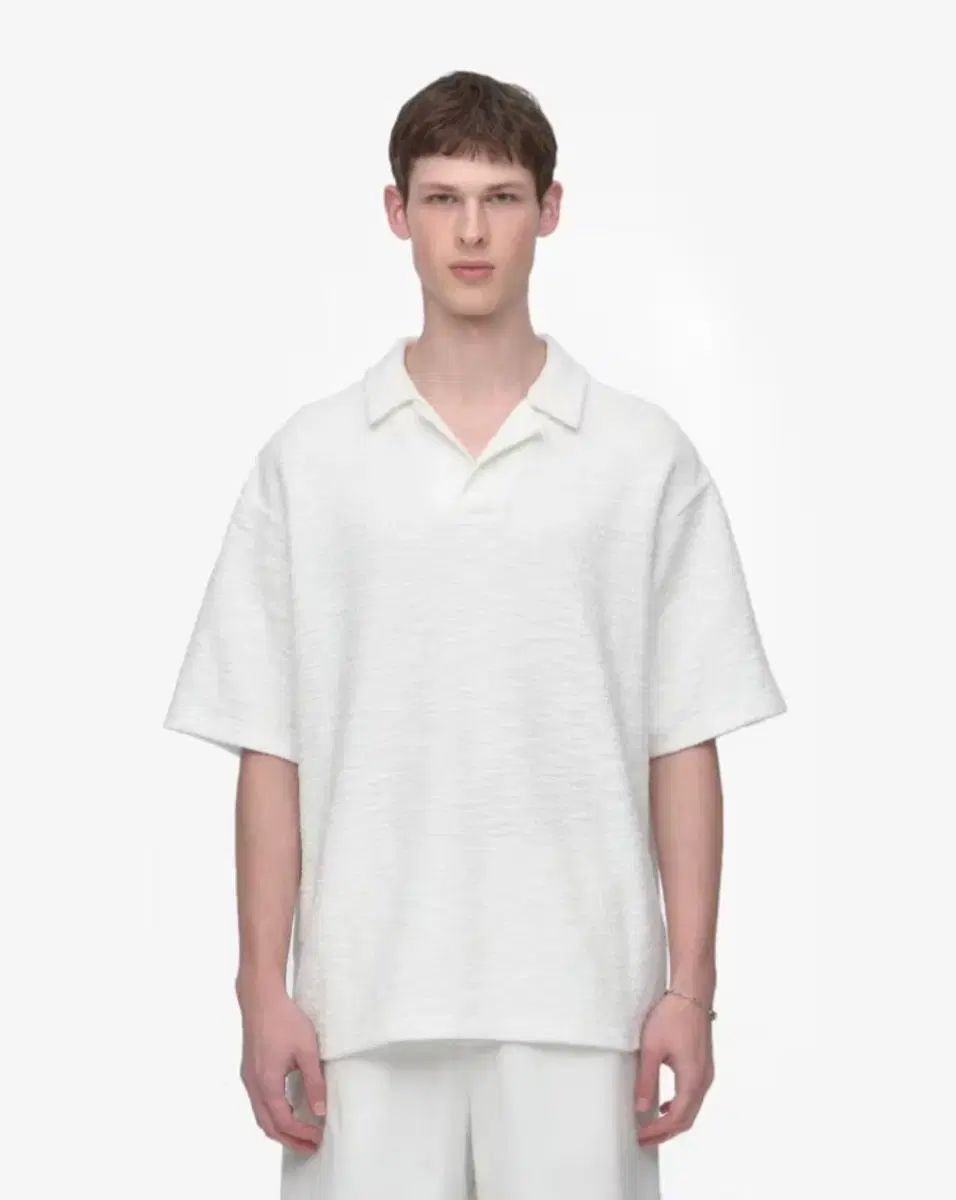 25SS JILL STUART ジルスチュアート NEW YORK 白 ツイード セミオーバーサイズ 半袖 KARA（カラ） Tシャツ