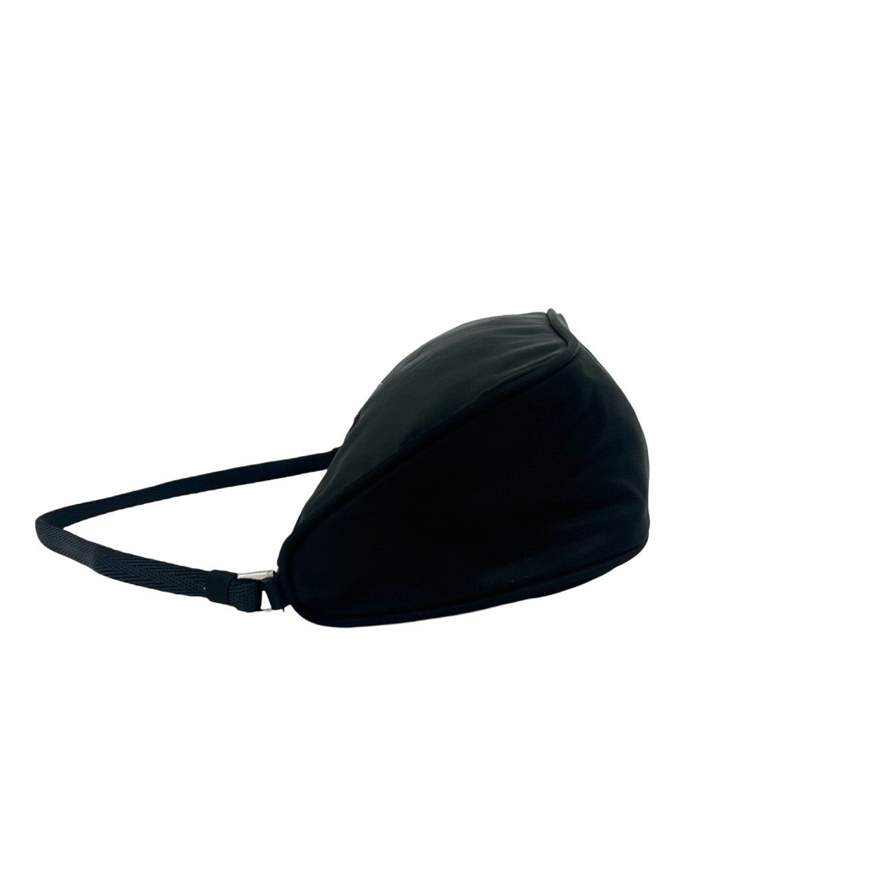 極 美品 PRADA プラダ 三角 ロゴ プレート トライアングル 金具