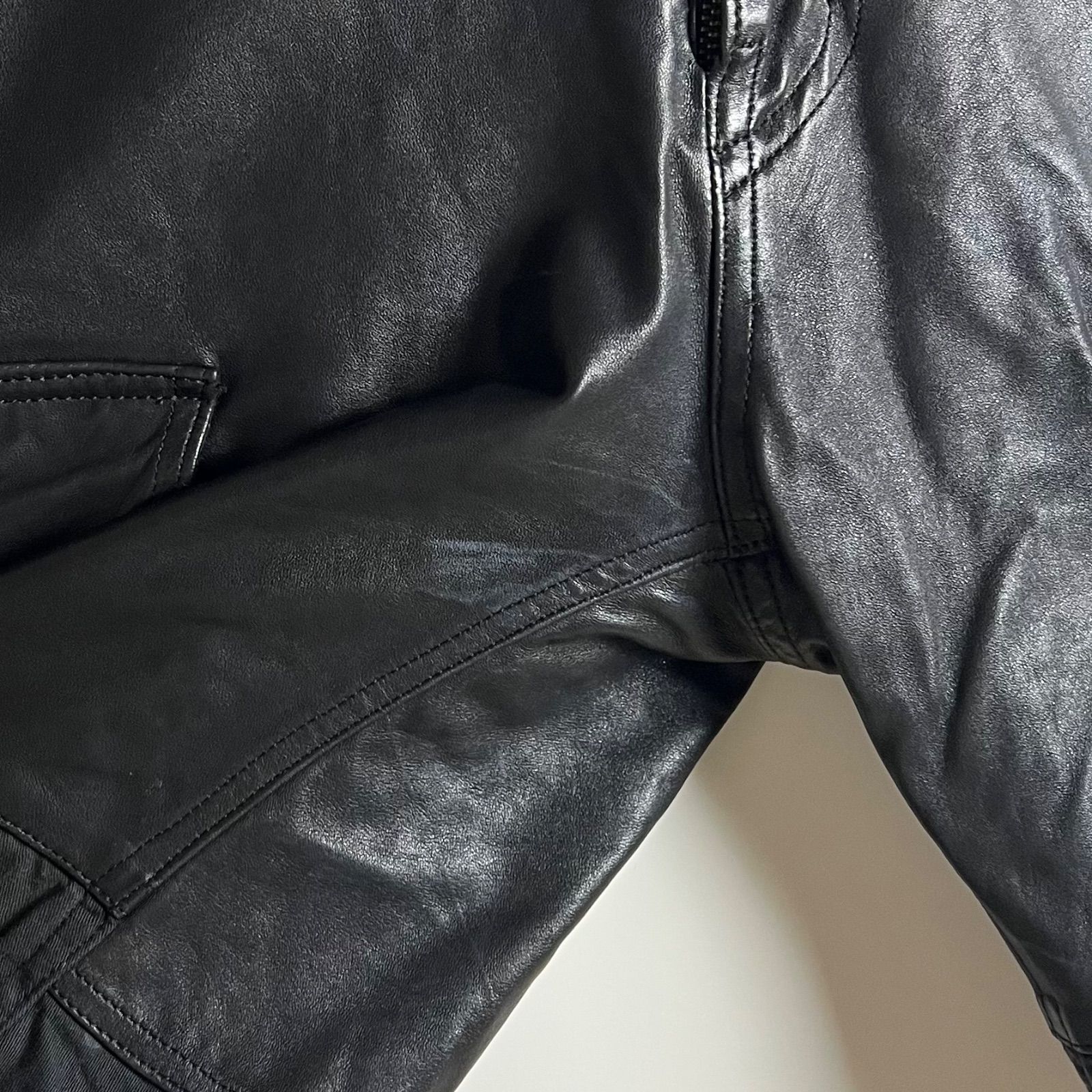NO ID. 00s y2k archive Leather combi cargo shorts 1 ノーアイディー