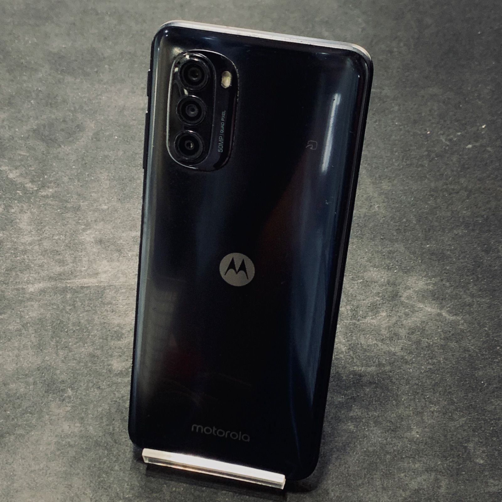 人気ある【訳あり品】moto g52j 5G SIMFREE 128GB XT2219-1 インク