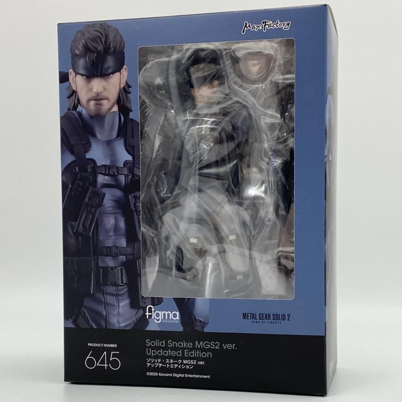【中古】未開封 figma 645 ソリッド・スネーク MGS2 ver. アップデートエディション マックスファクトリー METAL GEAR SOLID 2[17]
