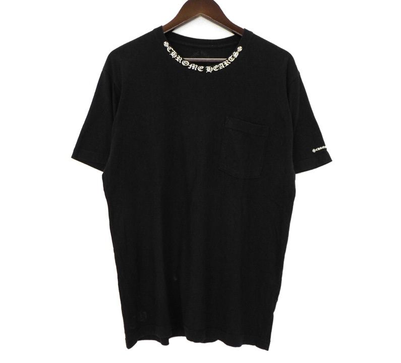 クロムハーツ CHROME HEARTS 【 CH T SHRT 】 ネックロゴ プリント