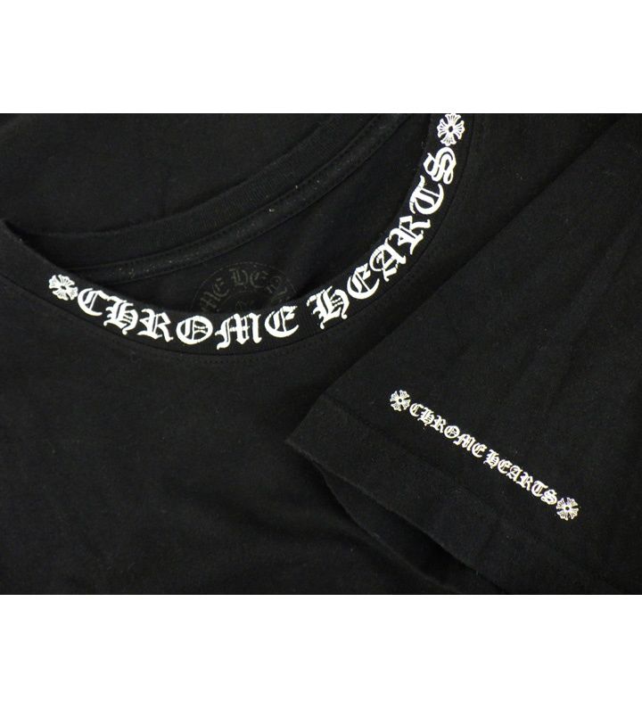クロムハーツ CHROME HEARTS 【 CH T SHRT 】 ネックロゴ プリント