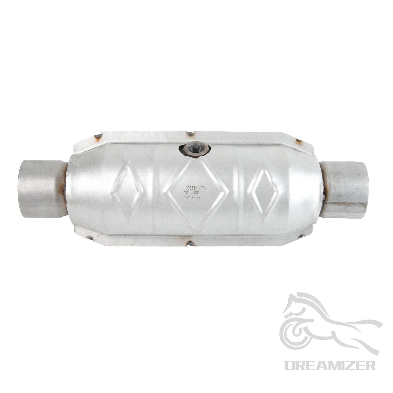 2.5インチ/63MM EXHAUST CATALYTIC CONVERTERS STAINLESS STEEL CATALYTIC CONVERTER W/GUARD SHIELD FORD/CHEVROLET SILVERADO